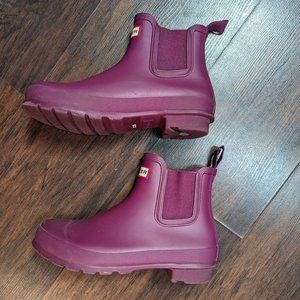Hunter Updated Original Chelsea Womens Wellies - Violet